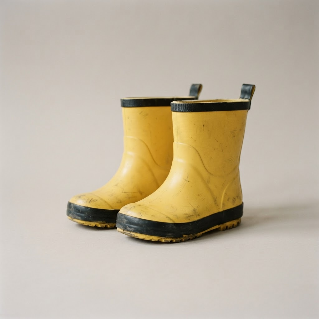 Hunter Kids Rain Boots in Yellow