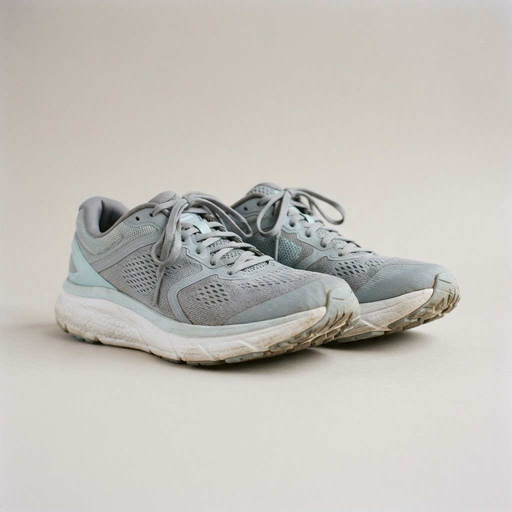 HOKA Clifton 10 in Grey / blue
